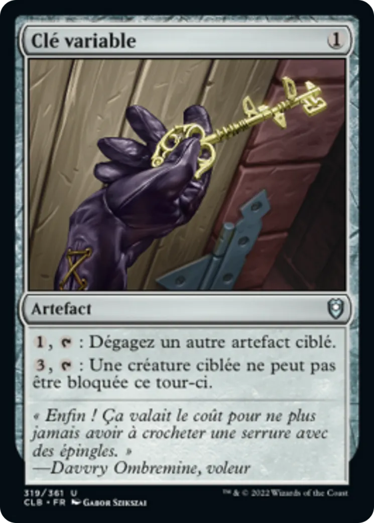 Clé variable — Commander Legends: Battle for Baldur's Gate — Magic: The Gathering