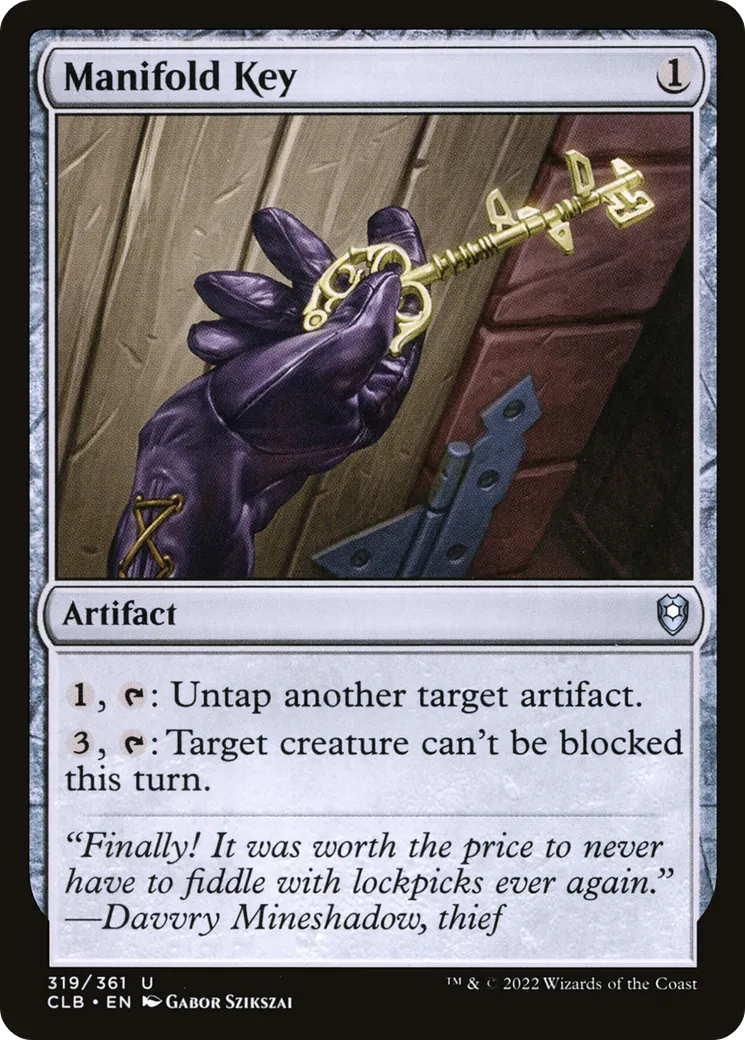 Manifold Key — Commander Legends: Battle for Baldur's Gate — Magic: The Gathering