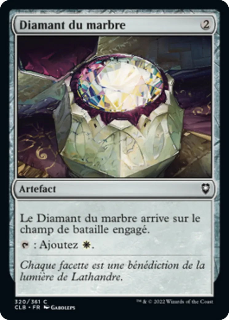 Diamant du marbre — Commander Legends: Battle for Baldur's Gate — Magic: The Gathering