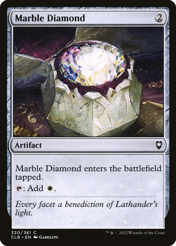Marble Diamond from Commander Legends: Battle for Baldur's Gate - Magic: The Gathering