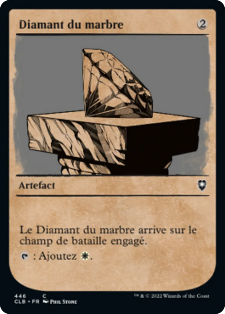 Diamant du marbre — Commander Legends: Battle for Baldur's Gate — Magic: The Gathering