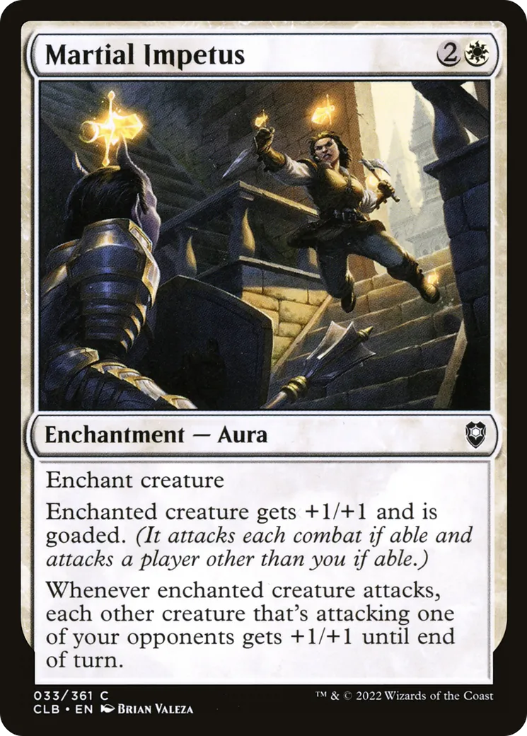 Martial Impetus — Commander Legends: Battle for Baldur's Gate — Magic: The Gathering