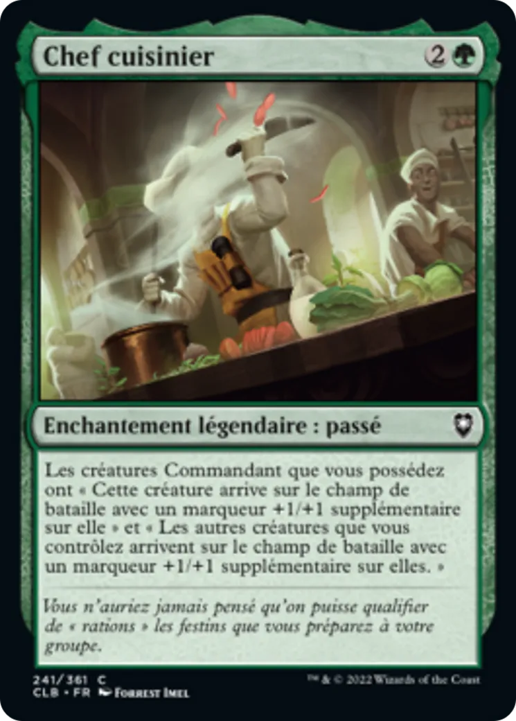 Chef cuisinier — Commander Legends: Battle for Baldur's Gate — Magic: The Gathering
