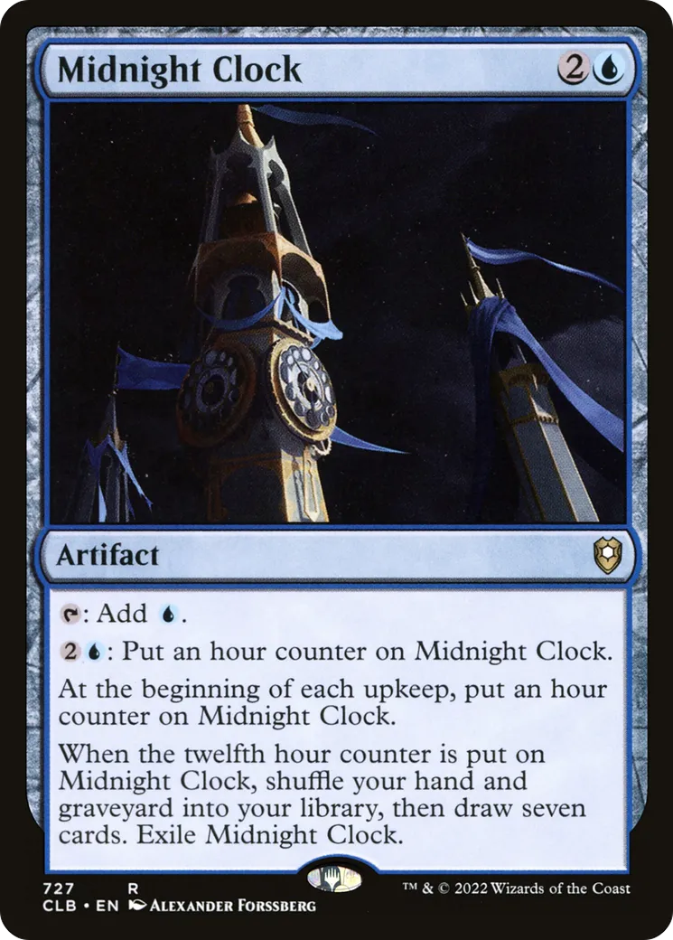 Midnight Clock — Commander Legends: Battle for Baldur's Gate — Magic: The Gathering