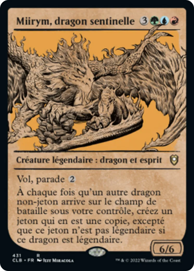 Miirym, dragon sentinelle — Commander Legends: Battle for Baldur's Gate — Magic: The Gathering