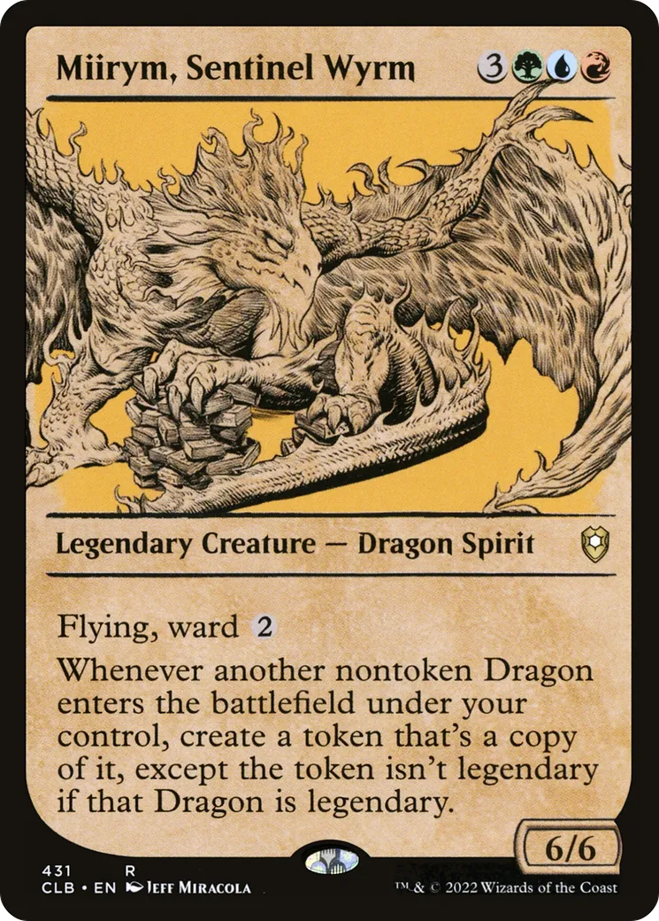 Miirym, Sentinel Wyrm — Commander Legends: Battle for Baldur's Gate — Magic: The Gathering