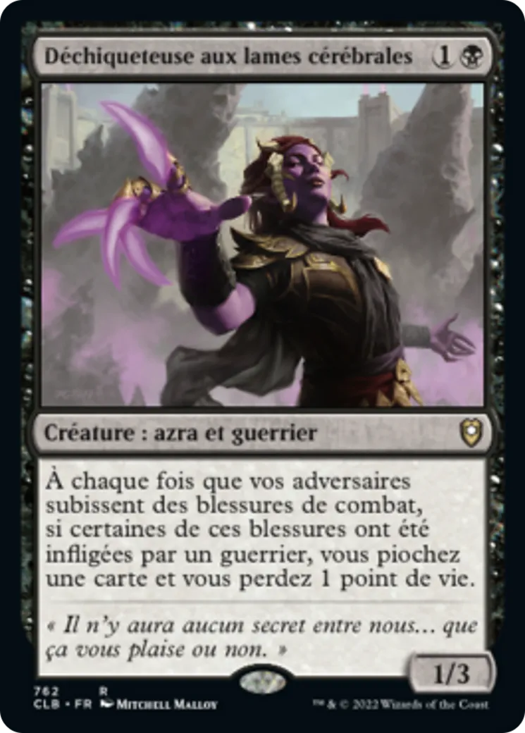 Déchiqueteuse aux lames cérébrales — Commander Legends: Battle for Baldur's Gate — Magic: The Gathering