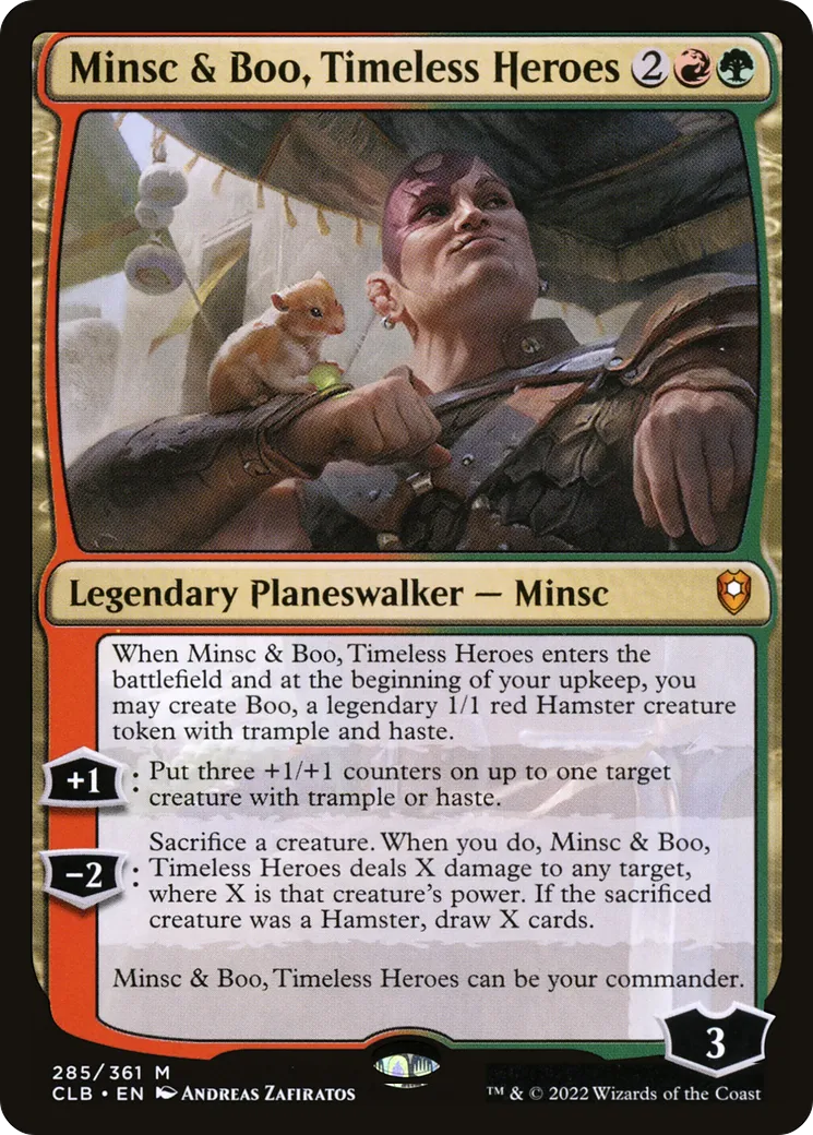 Minsc & Boo, Timeless Heroes — Commander Legends: Battle for Baldur's Gate — Magic: The Gathering