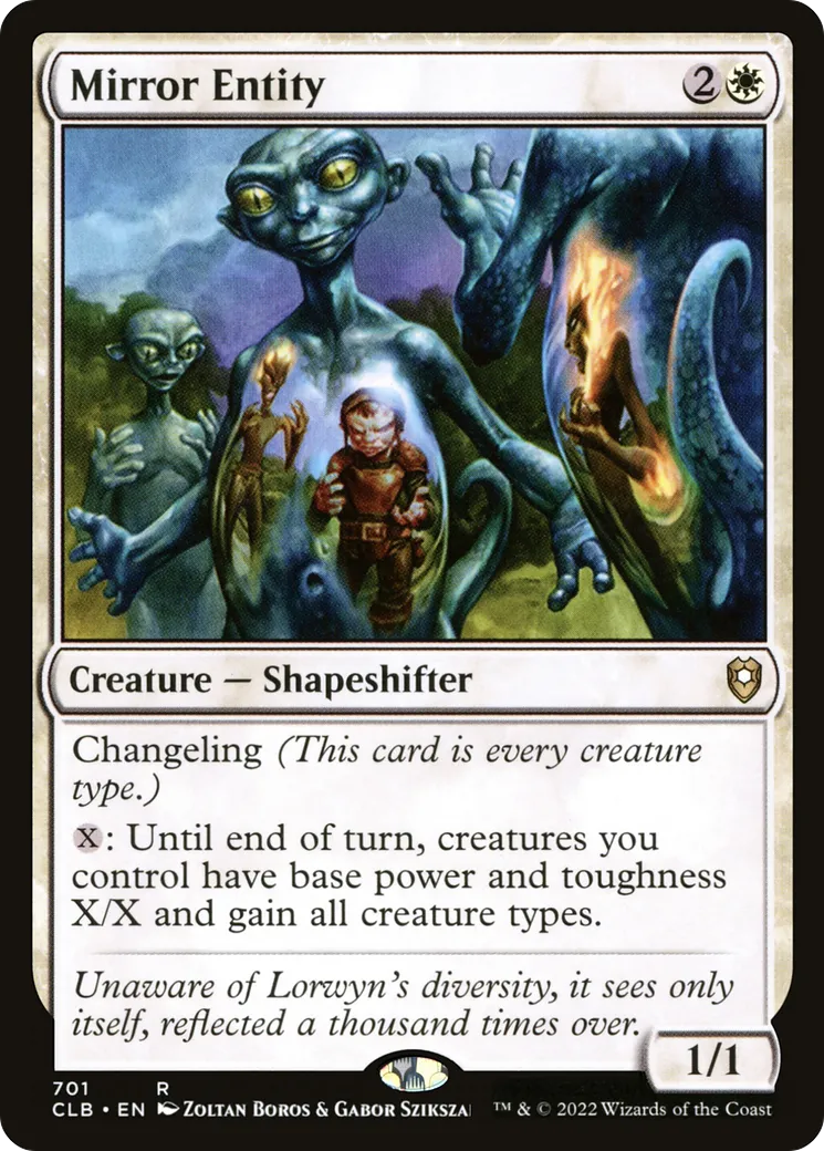 Mirror Entity from Commander Legends: Battle for Baldur's Gate - Magic: The Gathering