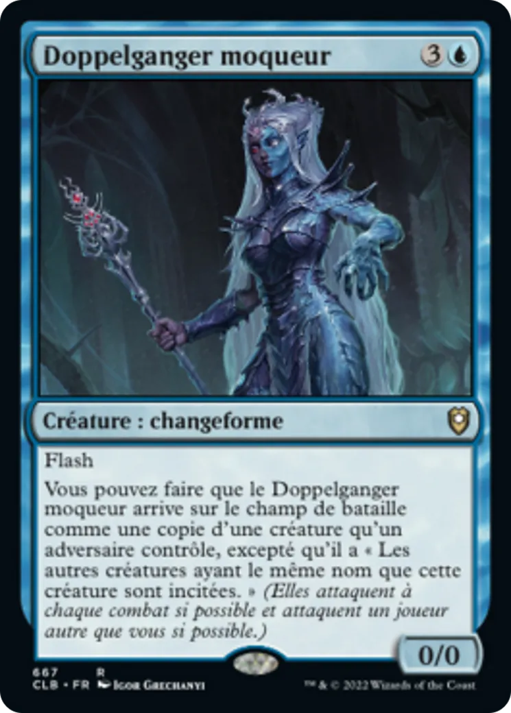 Doppelganger moqueur — Commander Legends: Battle for Baldur's Gate — Magic: The Gathering