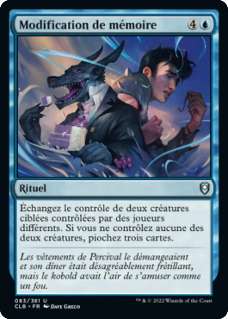 Modification de mémoire from Commander Legends: Battle for Baldur's Gate - Magic: The Gathering