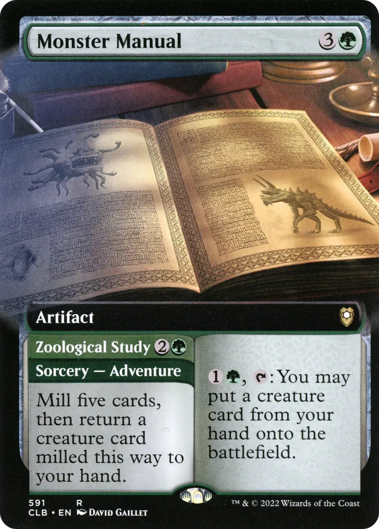 Monster Manual // Zoological Study from Commander Legends: Battle for Baldur's Gate - Magic: The Gathering