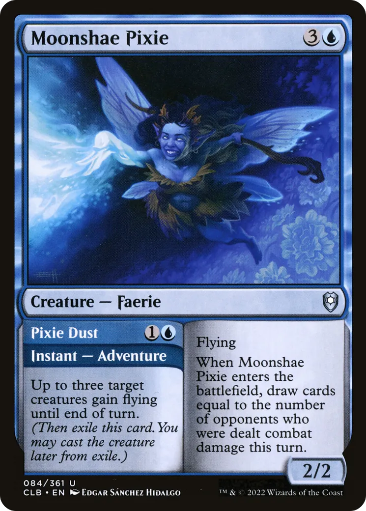 Pixie de Moonshae // Poussière de pixie — Commander Legends: Battle for Baldur's Gate — Magic: The Gathering