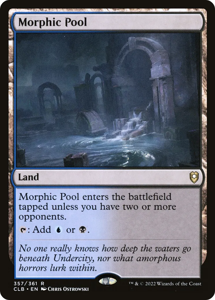 Bassin morphique — Commander Legends: Battle for Baldur's Gate — Magic: The Gathering