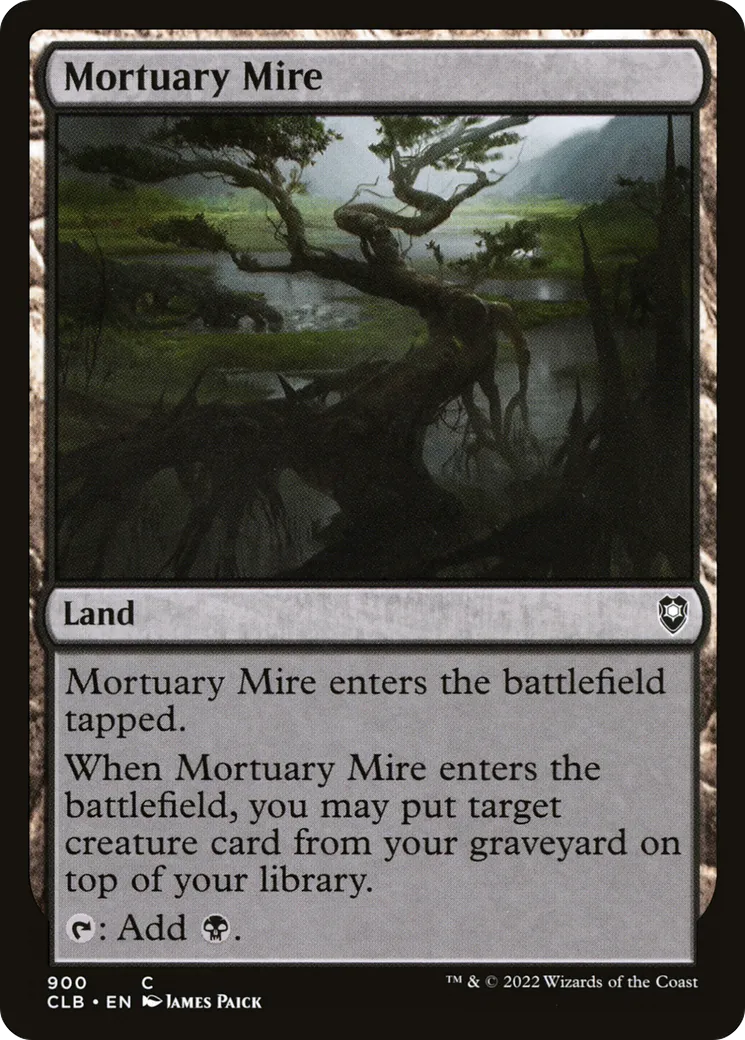 Mortuary Mire — Commander Legends: Battle for Baldur's Gate — Magic: The Gathering