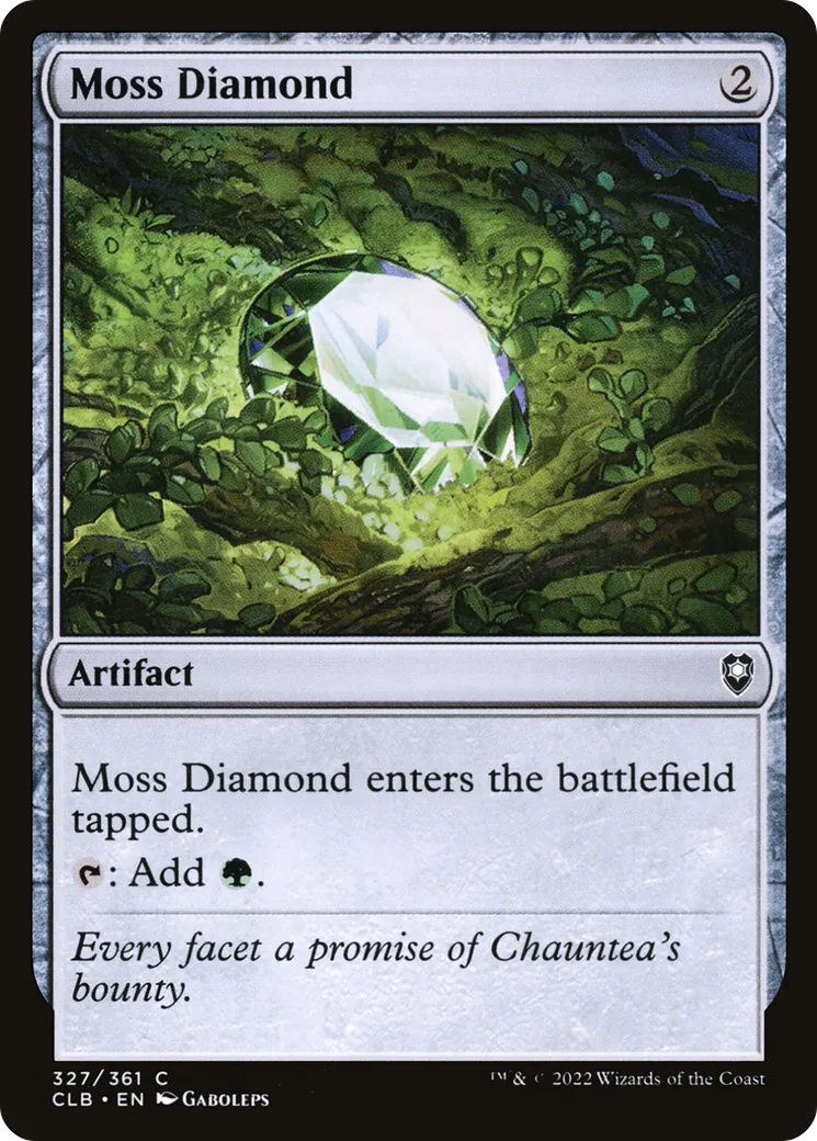 Diamant de la mousse — Commander Legends: Battle for Baldur's Gate — Magic: The Gathering
