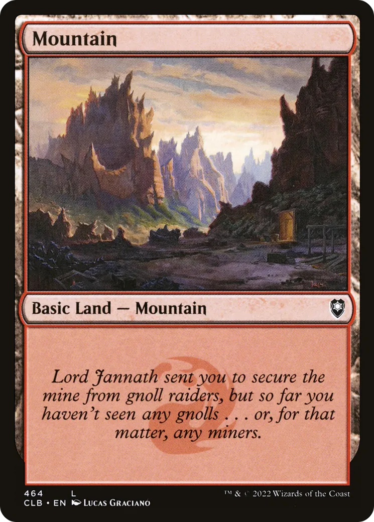 Mountain — Commander Legends: Battle for Baldur's Gate — Magic: The Gathering