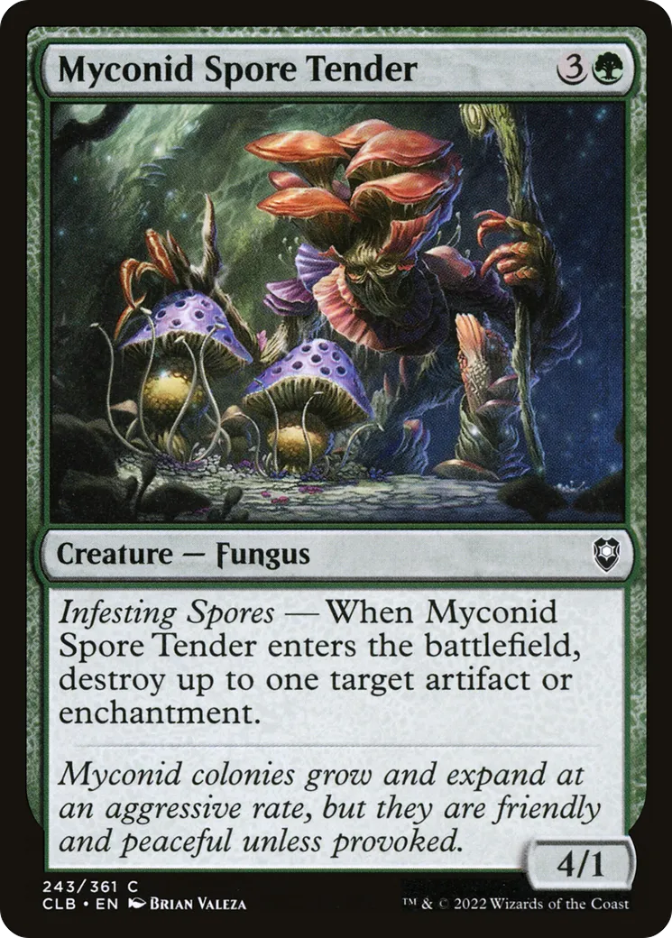 Veilleur de spores myconide — Commander Legends: Battle for Baldur's Gate — Magic: The Gathering