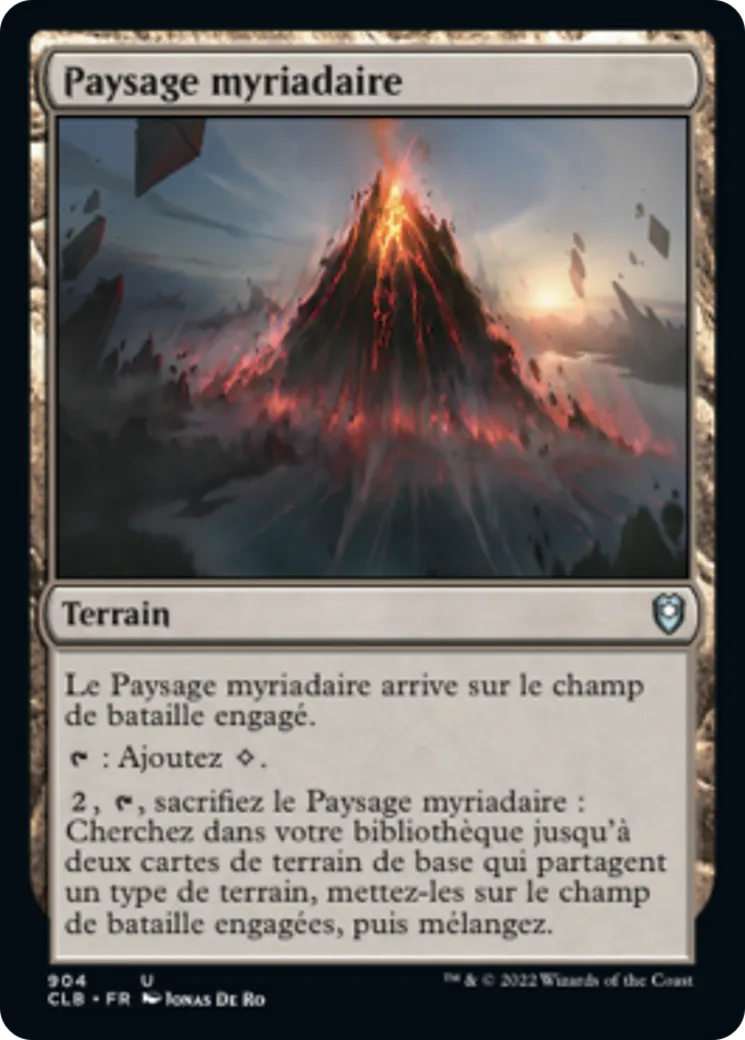 Paysage myriadaire — Commander Legends: Battle for Baldur's Gate — Magic: The Gathering