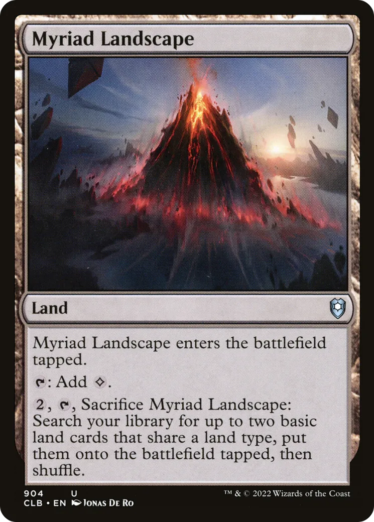 Myriad Landscape — Commander Legends: Battle for Baldur's Gate — Magic: The Gathering