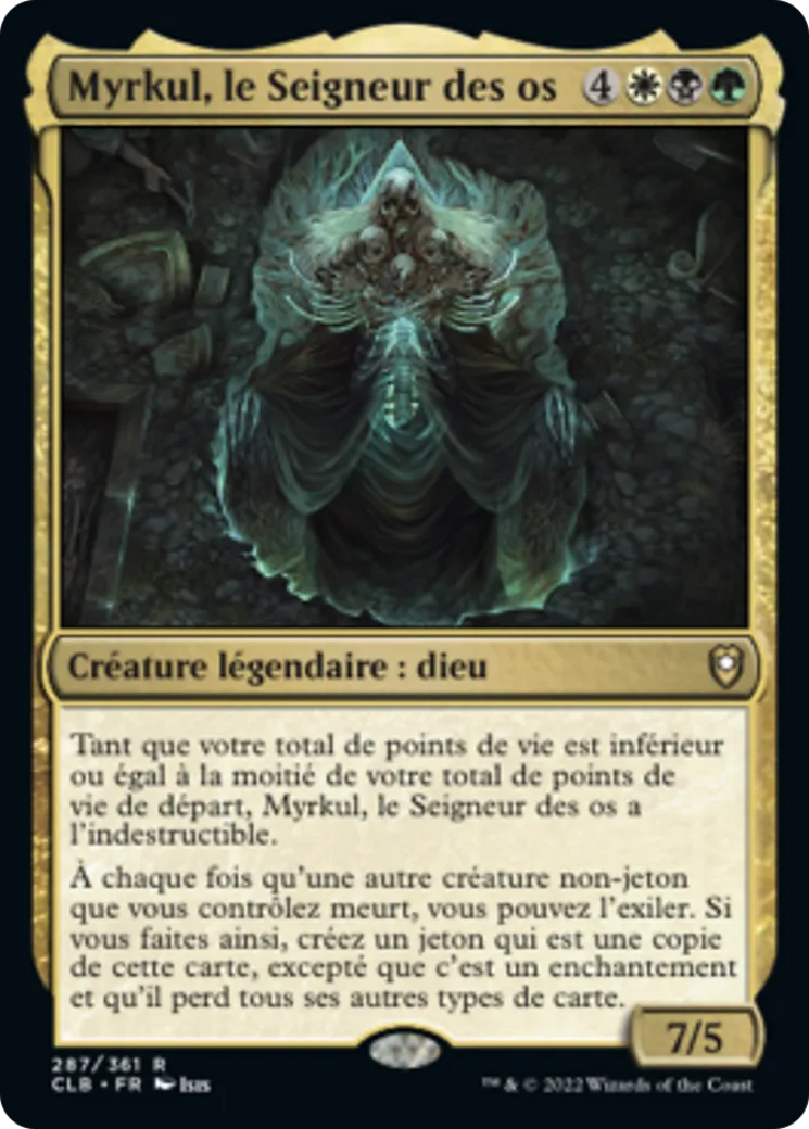 Myrkul, le Seigneur des os — Commander Legends: Battle for Baldur's Gate — Magic: The Gathering