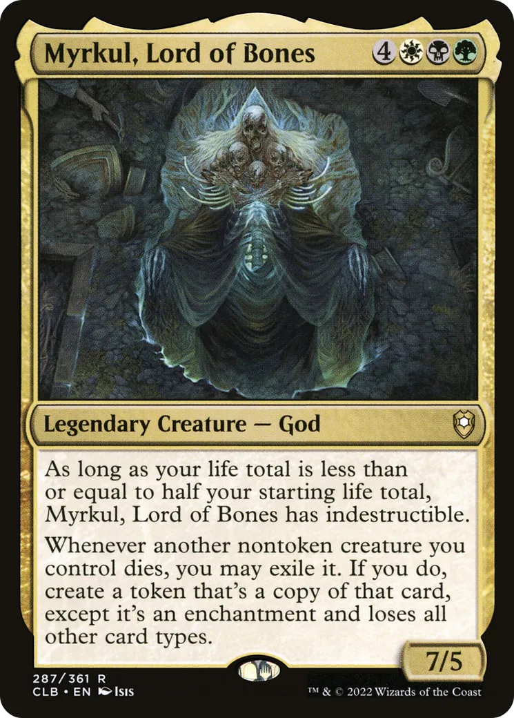 Myrkul, Lord of Bones — Commander Legends: Battle for Baldur's Gate — Magic: The Gathering
