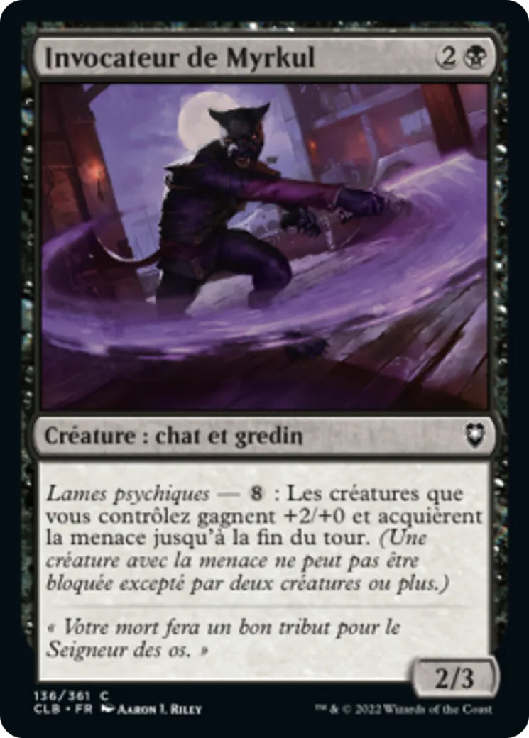 Invocateur de Myrkul — Commander Legends: Battle for Baldur's Gate — Magic: The Gathering