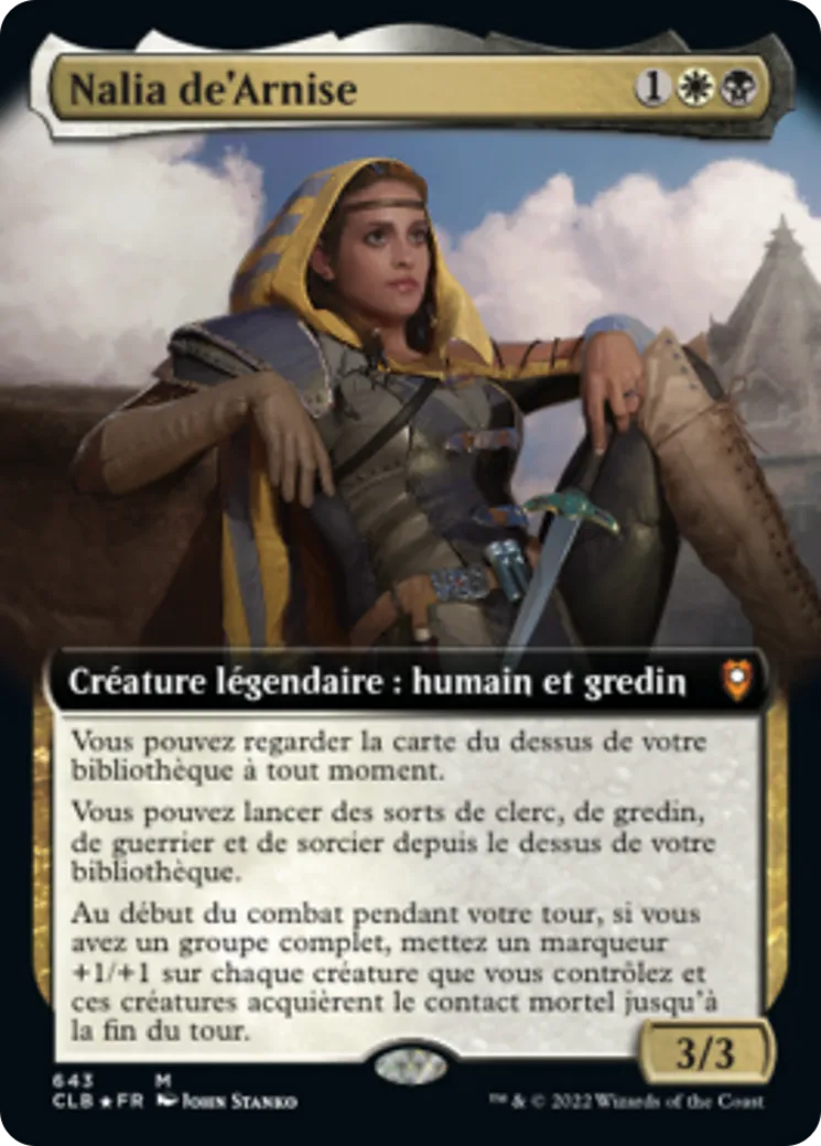 Nalia de'Arnise — Commander Legends: Battle for Baldur's Gate — Magic: The Gathering