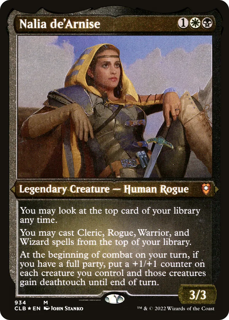 Nalia de'Arnise — Commander Legends: Battle for Baldur's Gate — Magic: The Gathering