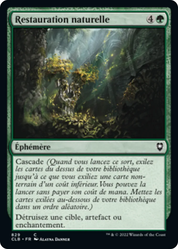 Restauration naturelle — Commander Legends: Battle for Baldur's Gate — Magic: The Gathering