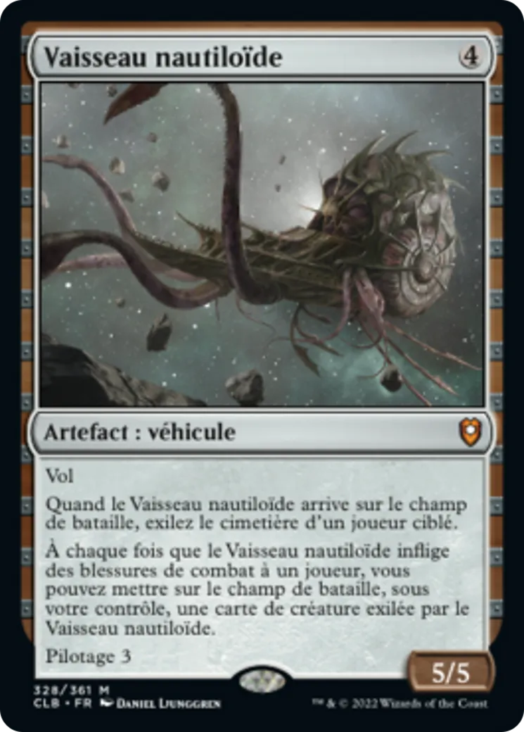 Vaisseau nautiloïde — Commander Legends: Battle for Baldur's Gate — Magic: The Gathering