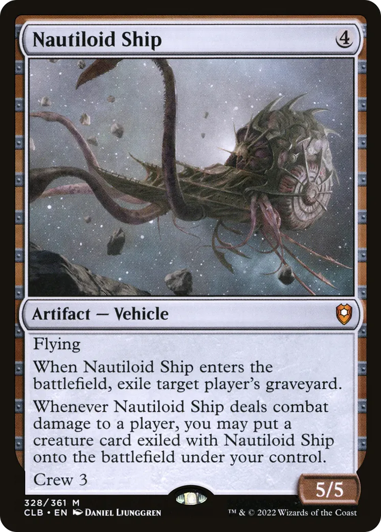 Nautiloid Ship — Commander Legends: Battle for Baldur's Gate — Magic: The Gathering