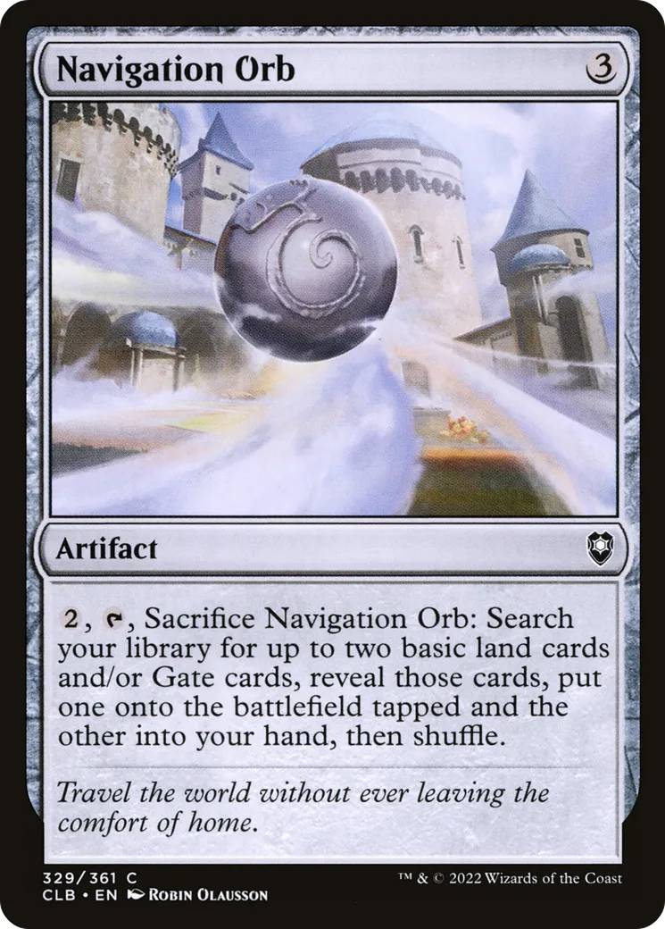 Navigation Orb — Commander Legends: Battle for Baldur's Gate — Magic: The Gathering