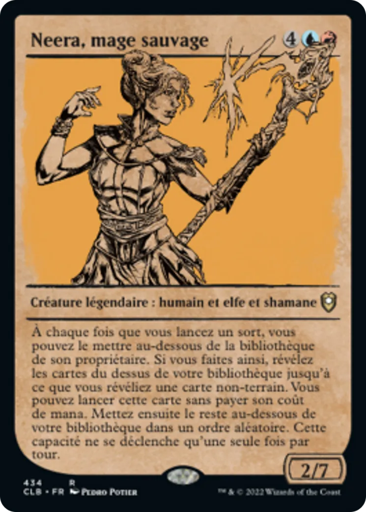 Neera, mage sauvage — Commander Legends: Battle for Baldur's Gate — Magic: The Gathering