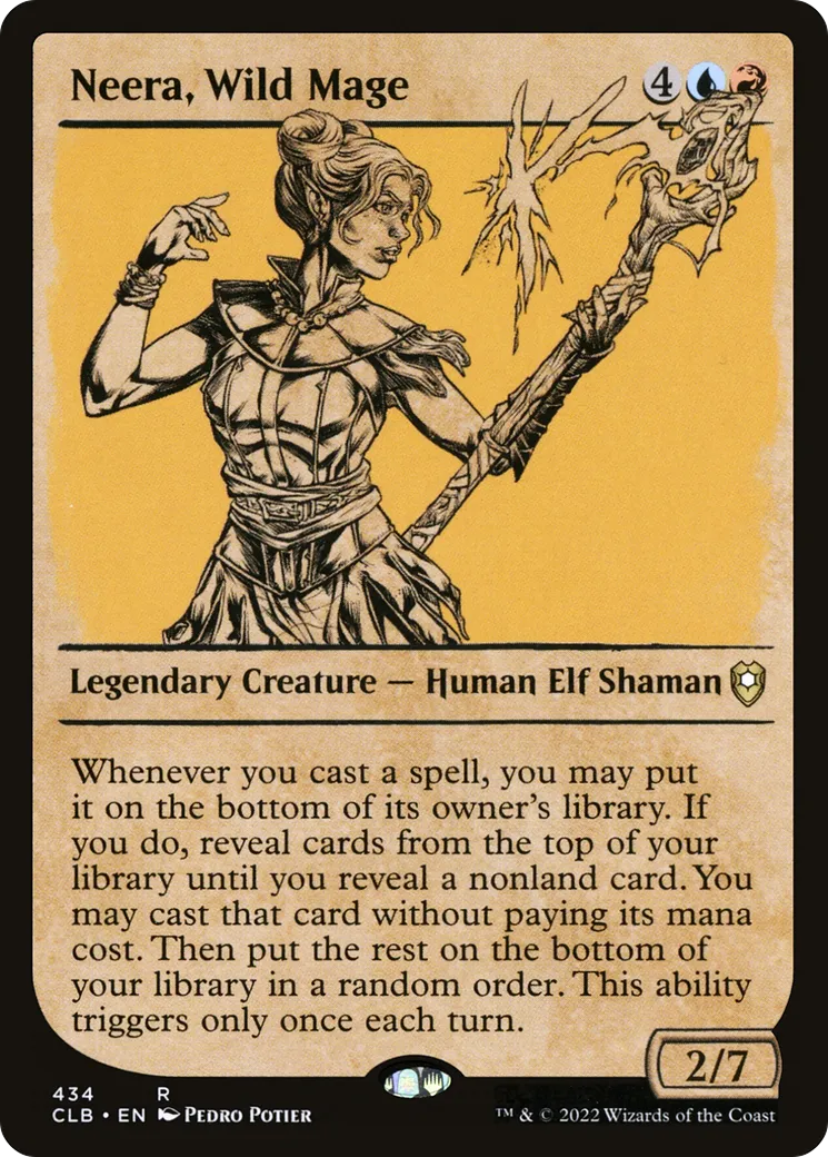Neera, mage sauvage — Commander Legends: Battle for Baldur's Gate — Magic: The Gathering