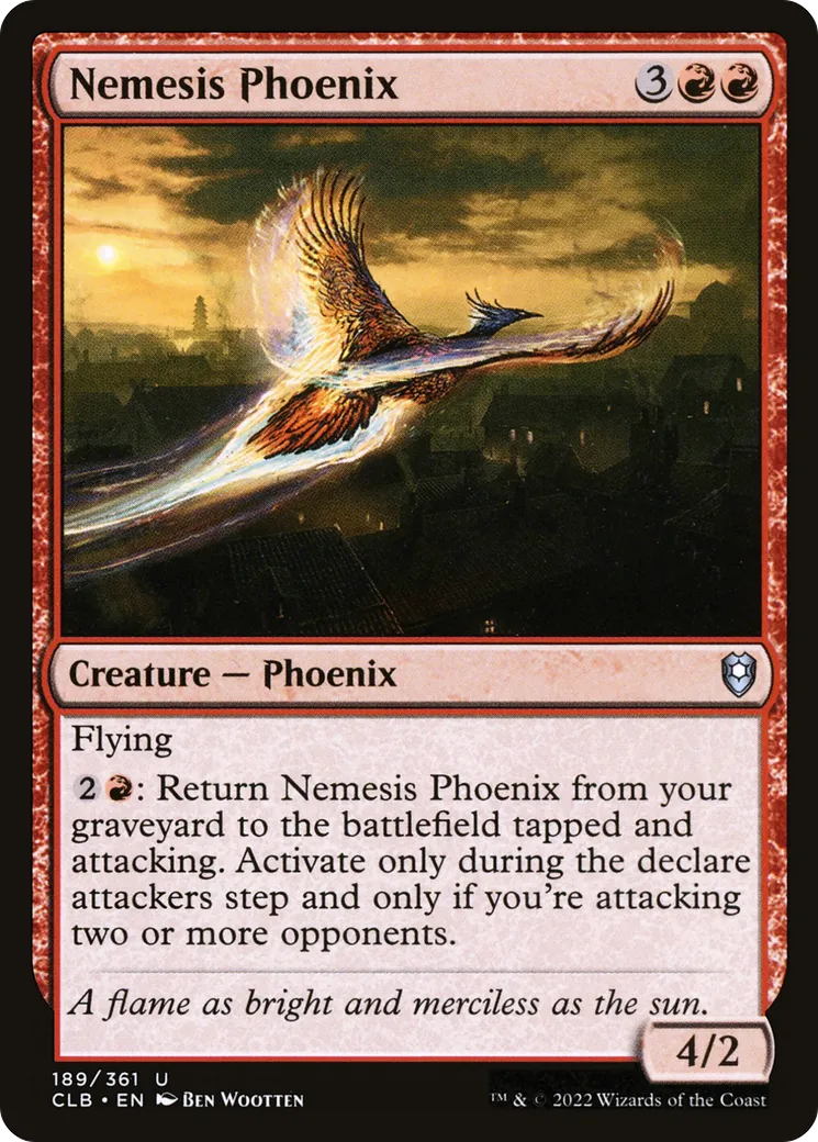 Nemesis Phoenix from Commander Legends: Battle for Baldur's Gate - Magic: The Gathering