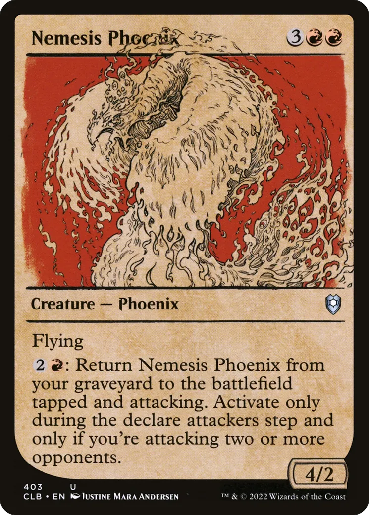 Nemesis Phoenix from Commander Legends: Battle for Baldur's Gate - Magic: The Gathering