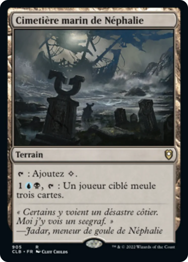 Cimetière marin de Néphalie — Commander Legends: Battle for Baldur's Gate — Magic: The Gathering