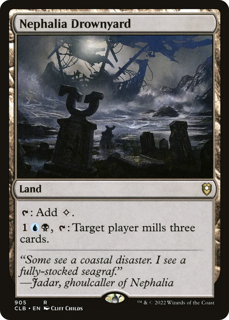 Nephalia Drownyard from Commander Legends: Battle for Baldur's Gate - Magic: The Gathering