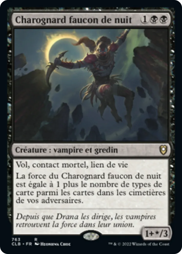 Charognard faucon de nuit — Commander Legends: Battle for Baldur's Gate — Magic: The Gathering