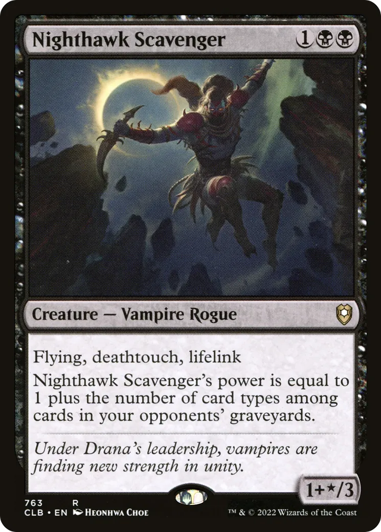 Nighthawk Scavenger — Commander Legends: Battle for Baldur's Gate — Magic: The Gathering