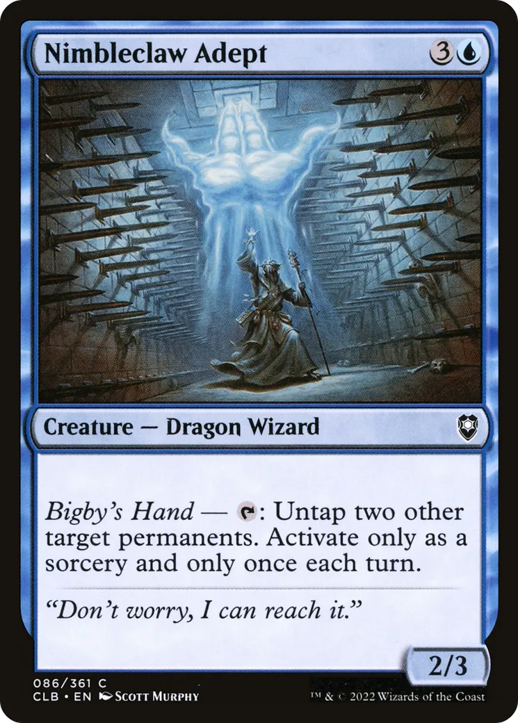 Adepte griffagile — Commander Legends: Battle for Baldur's Gate — Magic: The Gathering