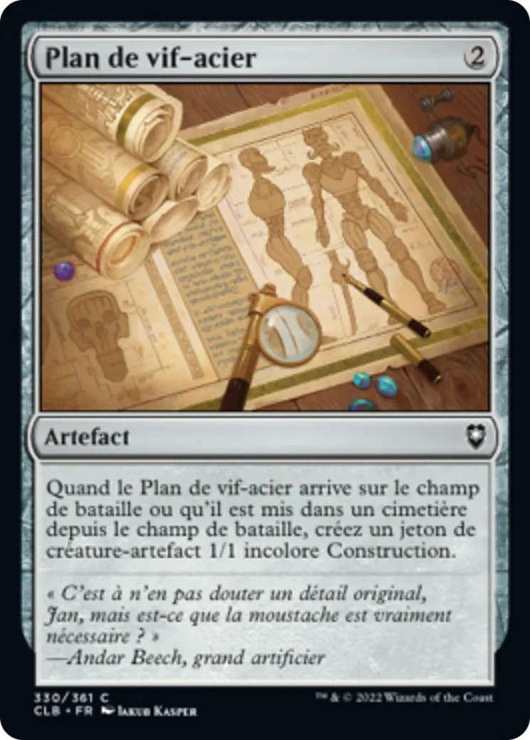Plan de vif-acier — Commander Legends: Battle for Baldur's Gate — Magic: The Gathering