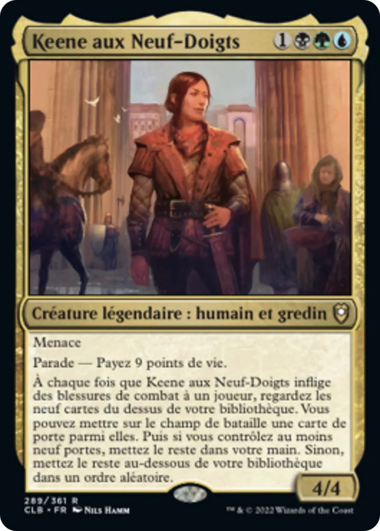 Keene aux Neuf-Doigts from Commander Legends: Battle for Baldur's Gate - Magic: The Gathering