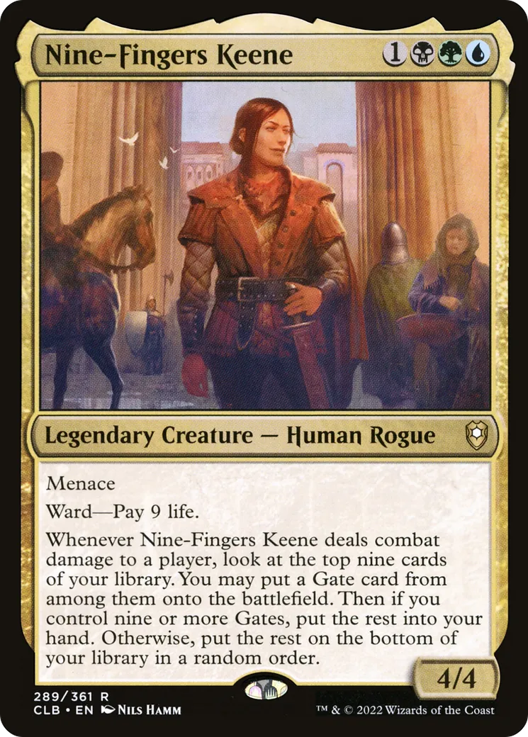 Nine-Fingers Keene — Commander Legends: Battle for Baldur's Gate — Magic: The Gathering