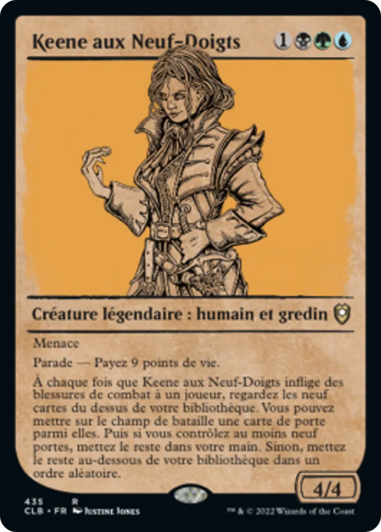 Keene aux Neuf-Doigts — Commander Legends: Battle for Baldur's Gate — Magic: The Gathering