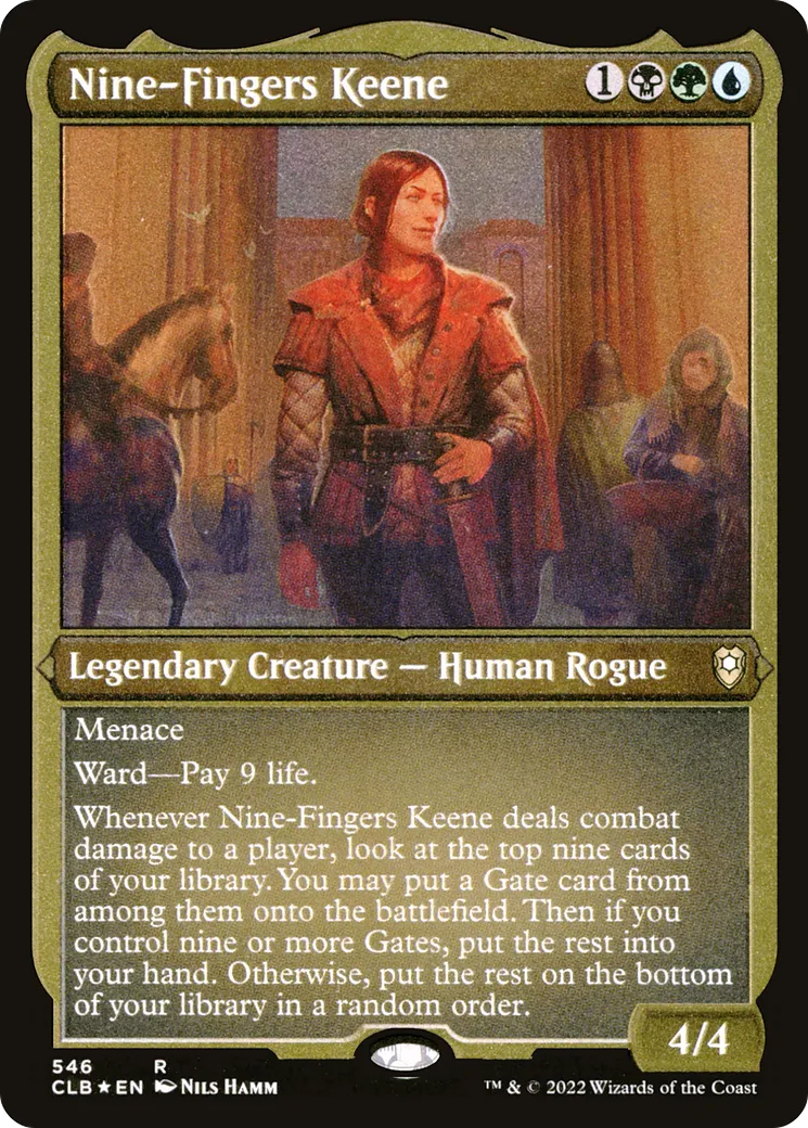 Nine-Fingers Keene — Commander Legends: Battle for Baldur's Gate — Magic: The Gathering
