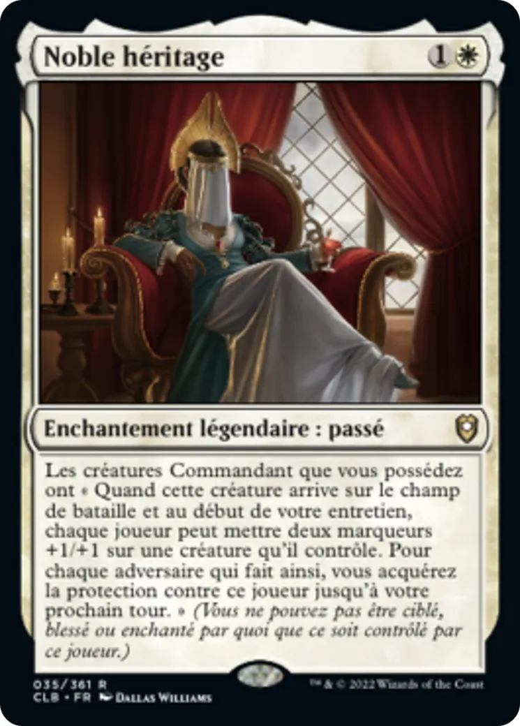 Noble héritage — Commander Legends: Battle for Baldur's Gate — Magic: The Gathering