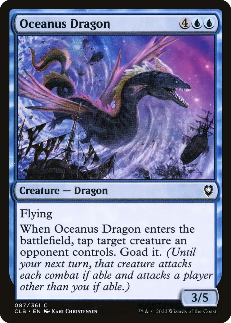 Dragon d'Océanus — Commander Legends: Battle for Baldur's Gate — Magic: The Gathering