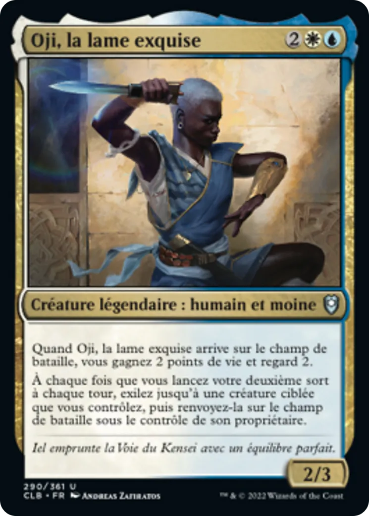Oji, la lame exquise — Commander Legends: Battle for Baldur's Gate — Magic: The Gathering